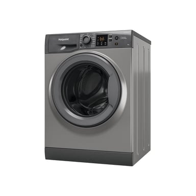 Lave-linge hubot HOTPOINT NSWM946GGFR - 9 kg - Induction - Graphite