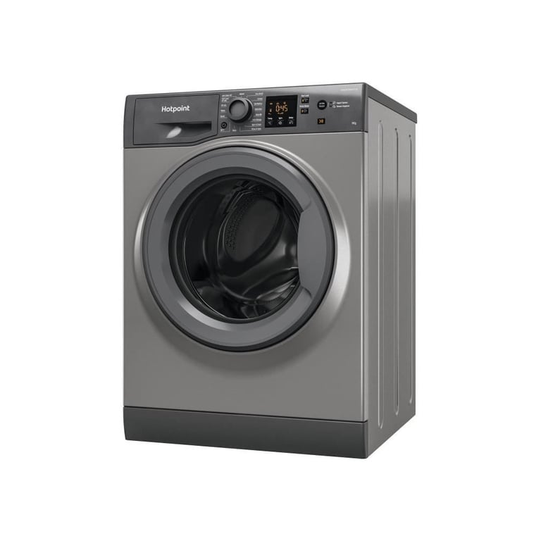 Lave linge hubot HOTPOINT NSWM946GGFR 9 kg Induction L60cm 1400 trsmin - vue 5