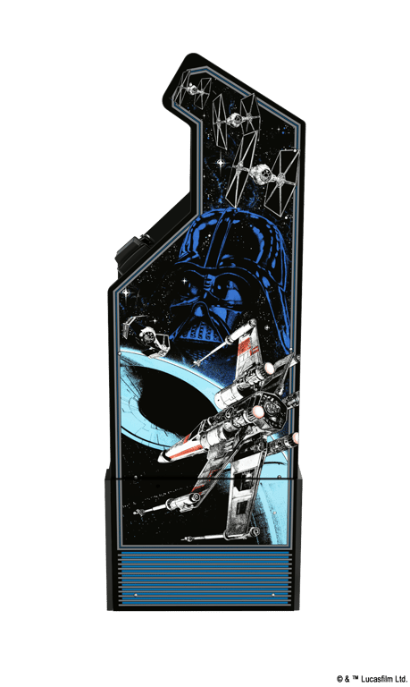 Borne arcade Star Wars ARCADE1UP 3 jeux 50 x 154 x 47 cm Chapiteau lumineux inclus - vue 5