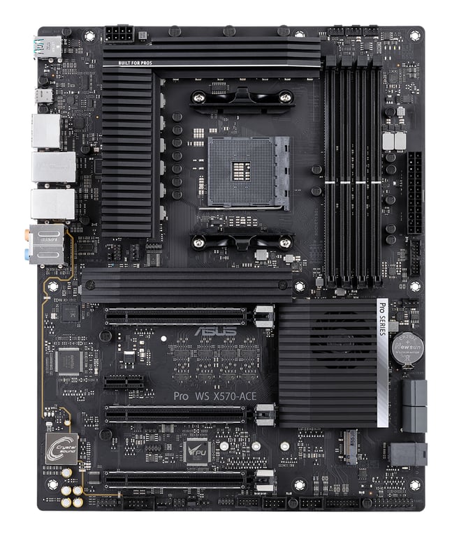 ASUS Carte mère pour station de travail Asus Pro WS X570 ACE AMD Chipset Socket AM4 - vue 3