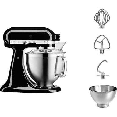 Robot pâtissier KitchenAid 5KSM185PSEOB Artisan 4,8 L Noir