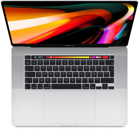 MacBook Pro Touch Bar 16" 2019 Core i9 2,3 Ghz 16 Go 1 To SSD Argent - Apple