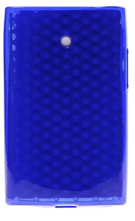 Coque silicone unie compatible Givré Bleu LG Optimus L3