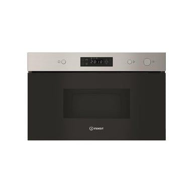 Micro-ondes encastrable, inox, solo, 22 L, plateau 25 cm, décongélation INDESIT - IMK11X
