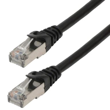 MCL 1.5m Cat6 F/UTP cable de red Negro 1,5 m F/UTP (FTP)