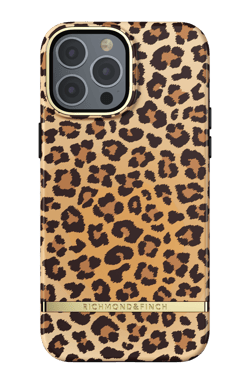 Cover per iPhone 13 Pro Max Soft Leopard Rivestimento antibatterico