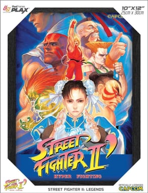 Pixel Frames Plax Street Fighter 2' Hyper Fighting Legends - Marco Lenticular