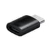 Adaptador Samsung Micro-USB hembra a USB tipo C carga y sincronización - Negro