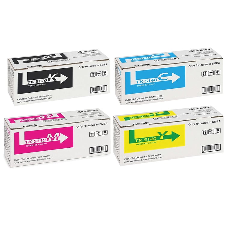 Original Toner 1t02nr0nl0 tk5140 TK 5140 pour Ecosys 6530 CDN – – Puissance?: env. 7000 pages5% 04 4x Original TK 5140 BK Cy Ma Ye Neuf