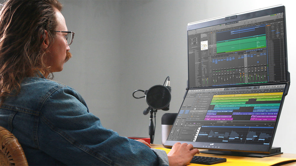 Ecran PC Mobile pixels Geminos 24 Full HD - vue 4