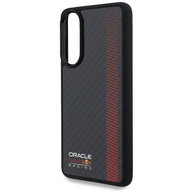 Funda Red Bull de fibra de carbono MagSafe para Samsung Galaxy S25 Edge, negra