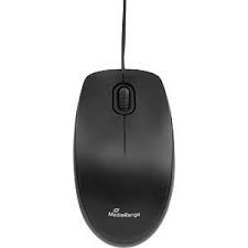 MediaRange Maus USB 2.0 3 Tasten geräuscharm schwarz Neuf