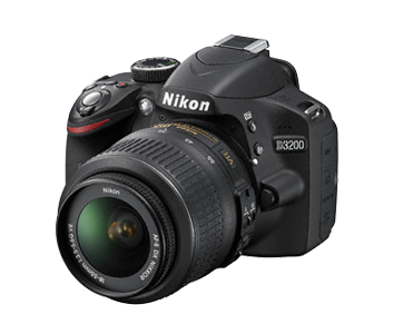 Nikon D3200 Noir - vue 2