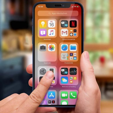 MW Protection d'écran pour iPhone 12/12 Pro POLYBAG avec applicateur intégré Transparent