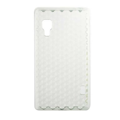 Coque silicone unie compatible Givré Blanc LG Optimus L5 II