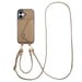 Selencia Coque de télephone Sera avec cordon et porte-cartes enveloppe pour Apple iPhone 17 - Taupe