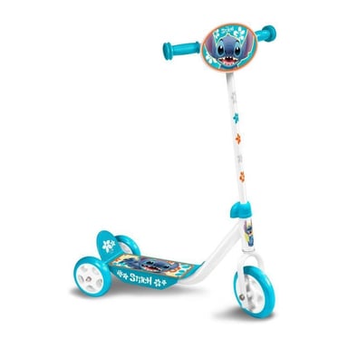 Trottinette 3 Roues - DISNEY - STITCH - Ajustable en hauteur - Large plateau antidérapant - Poignées anti-pincement - Neuf