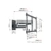 Vogel s ELITE TVM 5855 SCHERMO PIATTO DA MURO ORIENTABILE PER TELEVISORI DA 55 A 100