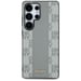Custodia DKNY in pelle a motivo check compatibile MagSafe per S25 Ultra, colore taupe