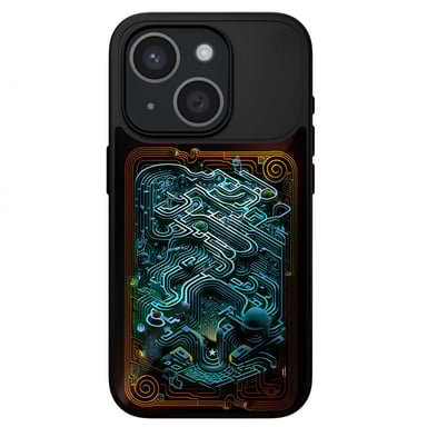 STM Funda para iPhone 15 MagSafe a prueba de golpes con diseño interactivo termosensible Negro