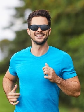 Technaxx BT-X59 Auricolare senza fili Bluetooth Occhiali da sole sportivi Nero