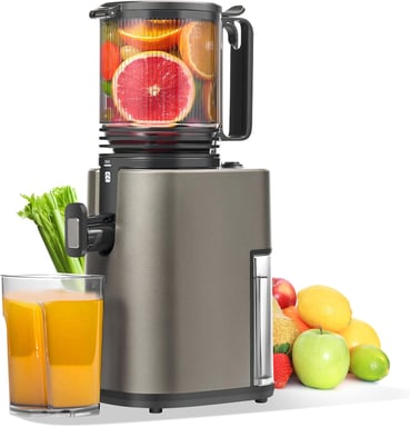 Extracteur de Jus Lent – 250?W, Large Ouverture, Pressage à Froid