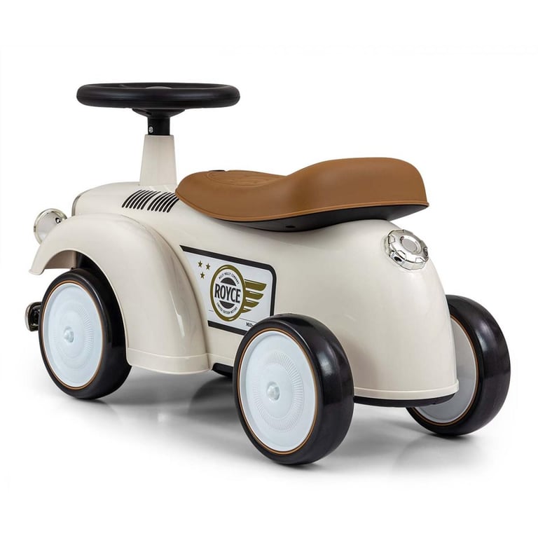 Porteur Vintage Royce en Couleur Crème Idéal pour les Petits Aventuriers Neuf - vue 4