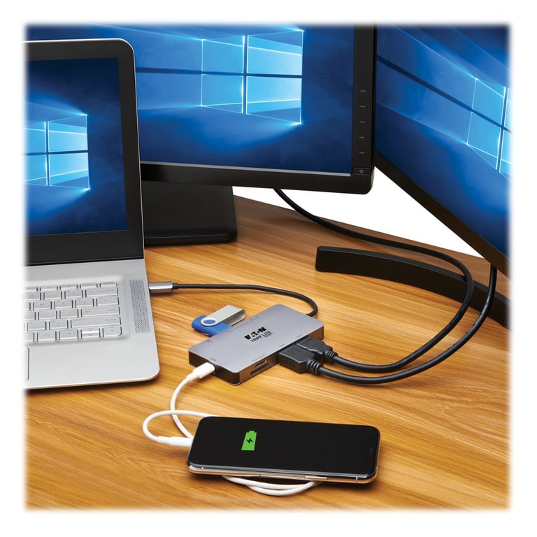 Tripp Lite U442 DOCK8G GG station d'accueil Avec fil USB 3.2 Gen 1 3.1 Gen 1 Type C Neuf - vue 3