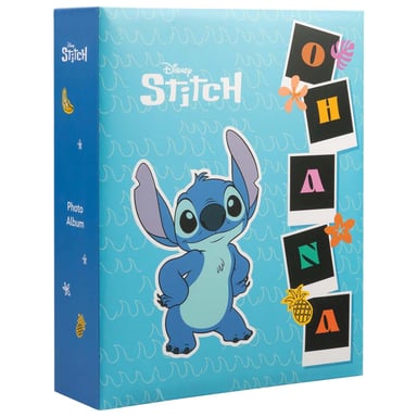 Disney Álbum de fotos Stitch 304 Bolsillos Rígidos 13x20cm Azul