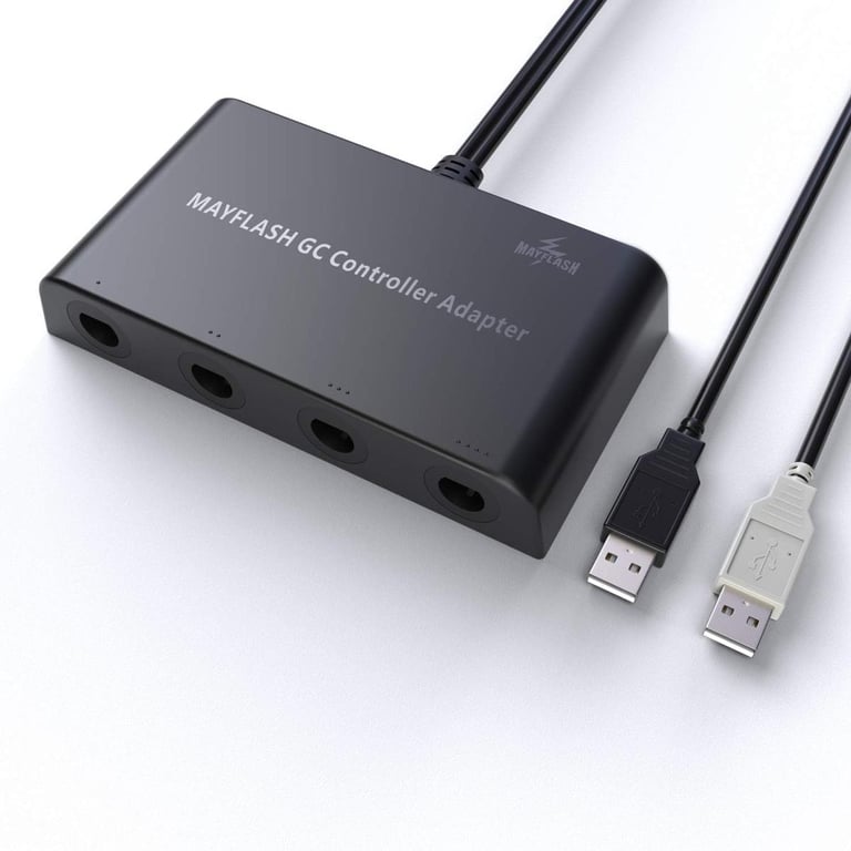 Adaptateur de manette Nintendo GameCube pour Wii U et PC avec 4 ports - vue 2