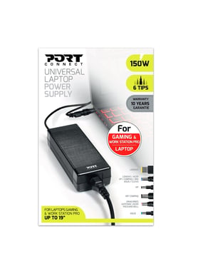 PORT Connect Universal Power Supply (150W) Noir - vue 3