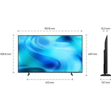 Samsung 43'' Crystal UHD U8005H 4K Smart TV LED Vision AI Companion Gris Titanio
