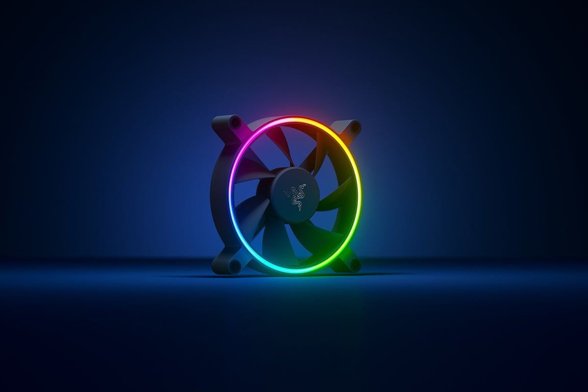 Razer Kunai Chroma Boitier PC Ventilateur 12 cm 1 pièce Neuf - vue 2