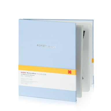 KODAK - Álbum de fotos con 20 páginas autoadhesivas, Formato 23.5x27cm, Azul - 9891314