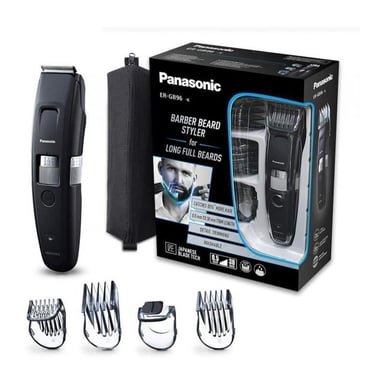Cortapelos para hombre Panasonic ER GB96 K503 - 58 alturas de corte de 0,5 a 30 mm, recargable y de red, con 3 peines y accesorio de precisión.