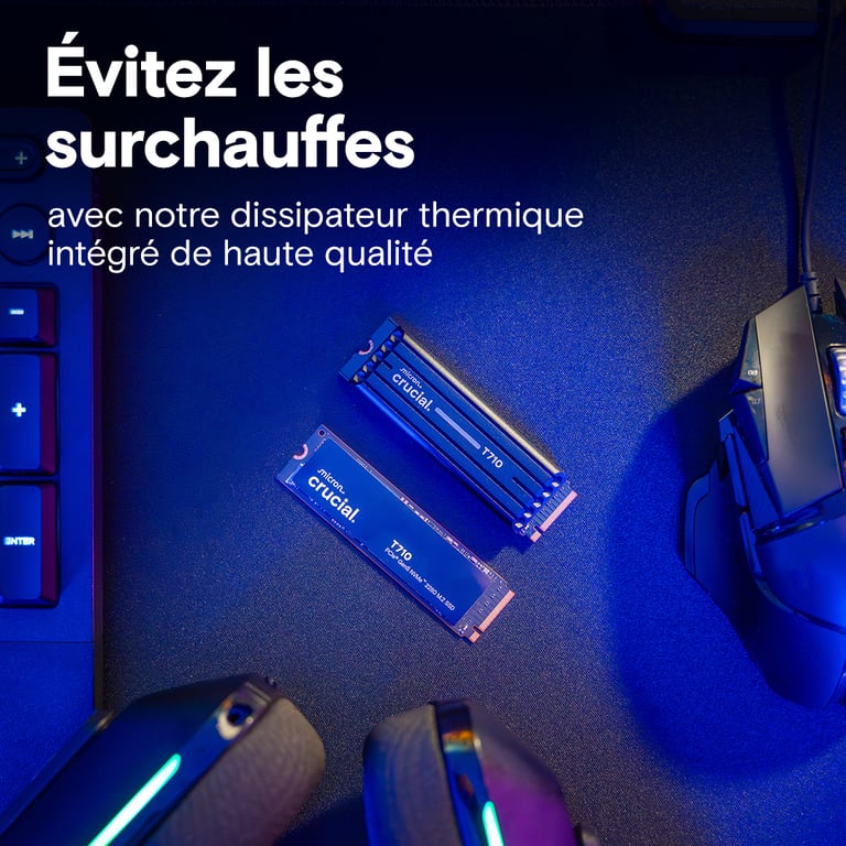 Crucial T710 Avec dissipateur - vue 5