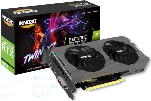 Inno3D GeForce RTX 3050 Twin X2 NVIDIA 6GB GDDR6 INNO3D