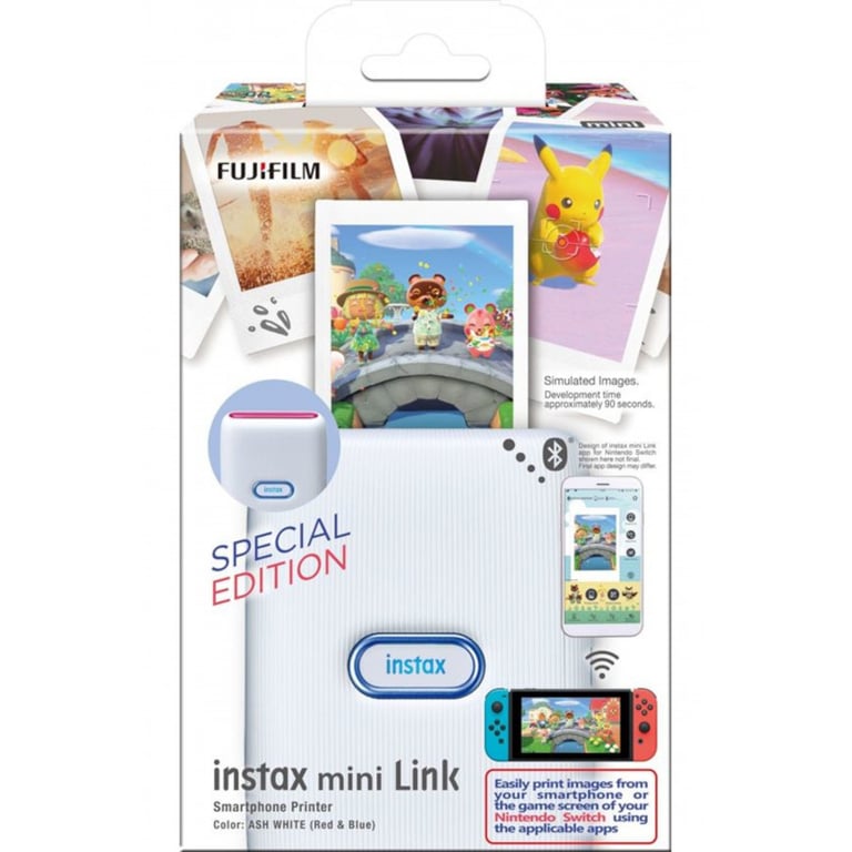 Imprimante photo Fujifilm Instax Mini Link Edition Spéciale Nintendo Switch  - Fujifilm