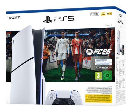Pack PS5 Slim & EA SPORTS FC 26 - Console de jeux PlayStation 5 Slim 1 To (Standard)