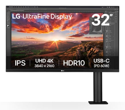 LG 32UN880K-B pantalla para PC 80 cm (31.5'') 3840 x 2160 Pixeles 4K Ultra HD LCD Negro