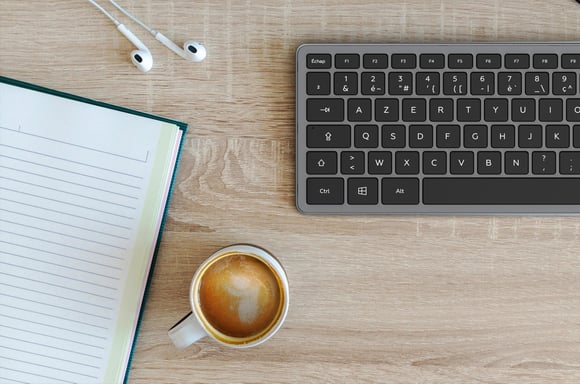 Clavier filaire Slim finition métal - Space Grey - AZERTY