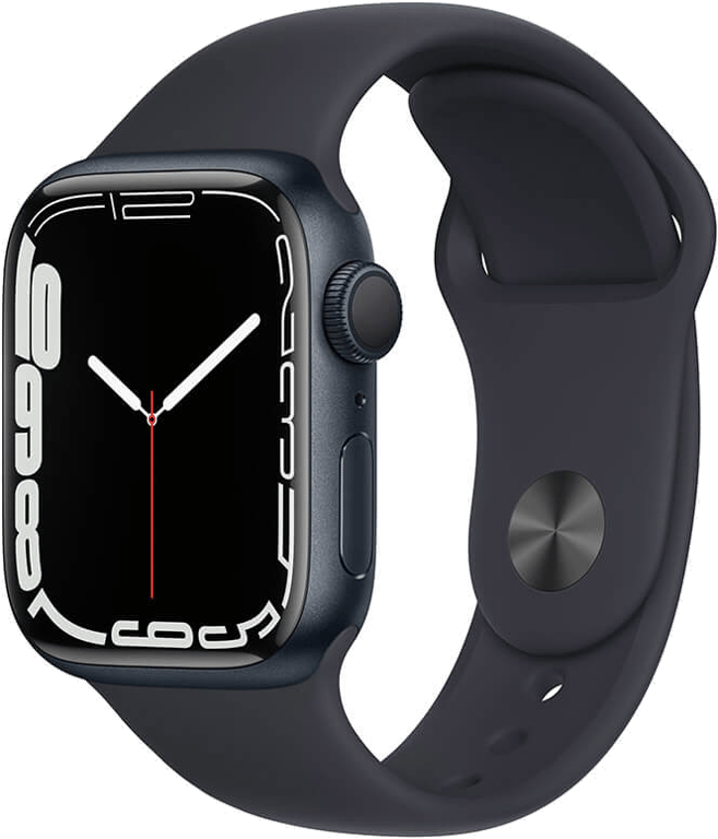 Watch Series 7 (GPS) Boîtier en Aluminium Minuit de 41 mm, Bracelet Sport Minuit