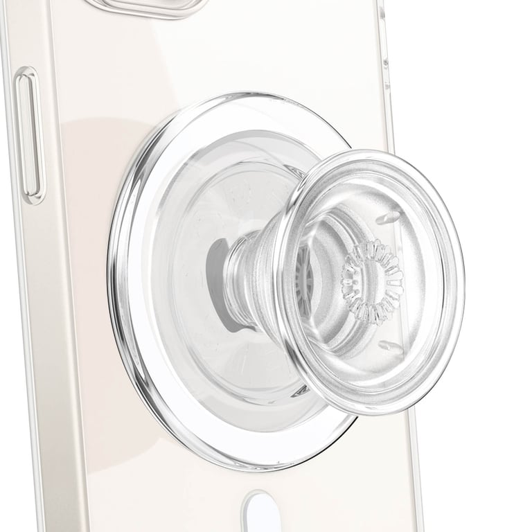 PopGrip PopSockets – Compatible MagSafe, Transparent - vue 4