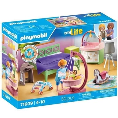 Playmobil 71609 - Dormitorio Con Zona De Juegos Bebe