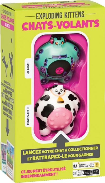 Jeu d'ambiance Asmodee Chats volants 2 pack #1 - vue 7