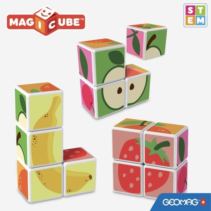 MAGICUBE Fruits (4 Cubes) - Neuf