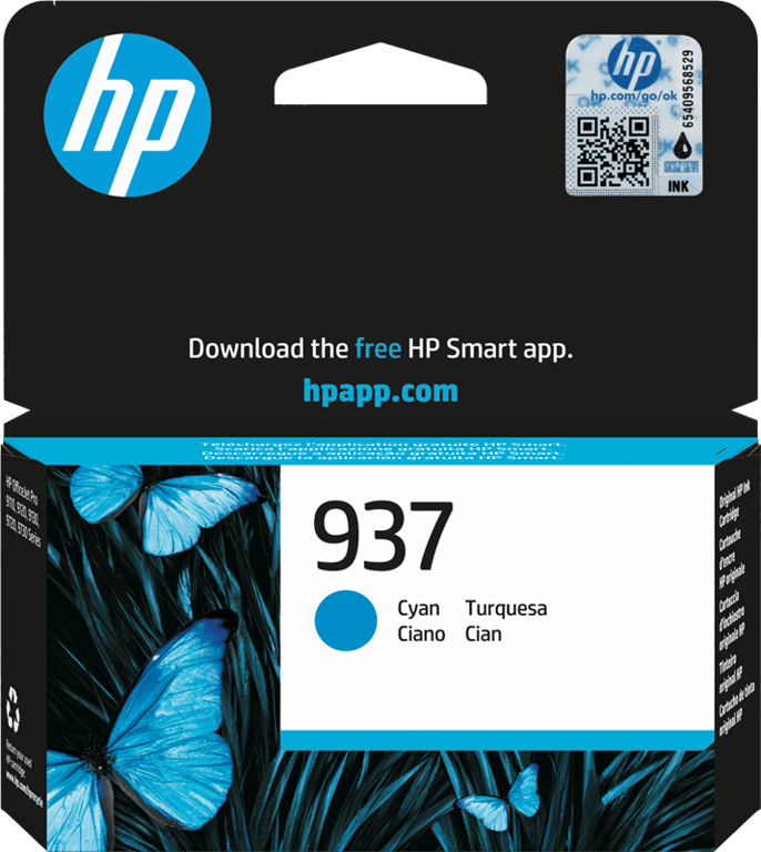 HP cartouche encre HP 937 cyan - Neuf