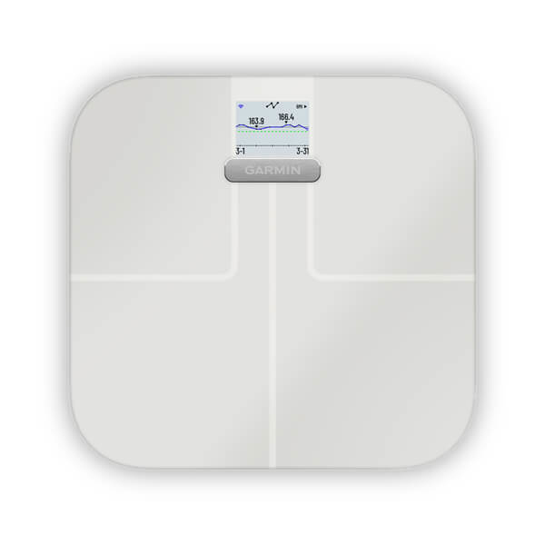 Garmin Index S2 Rectangle Blanc Pèse-personne électronique - Neuf