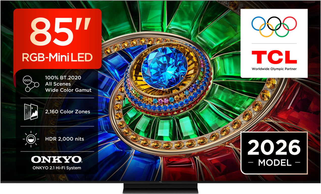 TCL RM7L 85RM7L TV 2 16 85 4K Ultra HD Smart TV Wifi 2000 cdm² Neuf