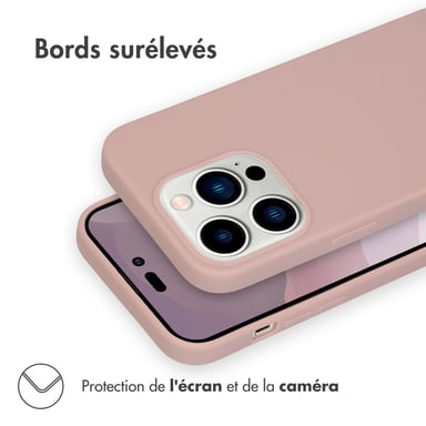 imoshion Coque Couleur pour Apple iPhone 14 Pro - Dusty Pink